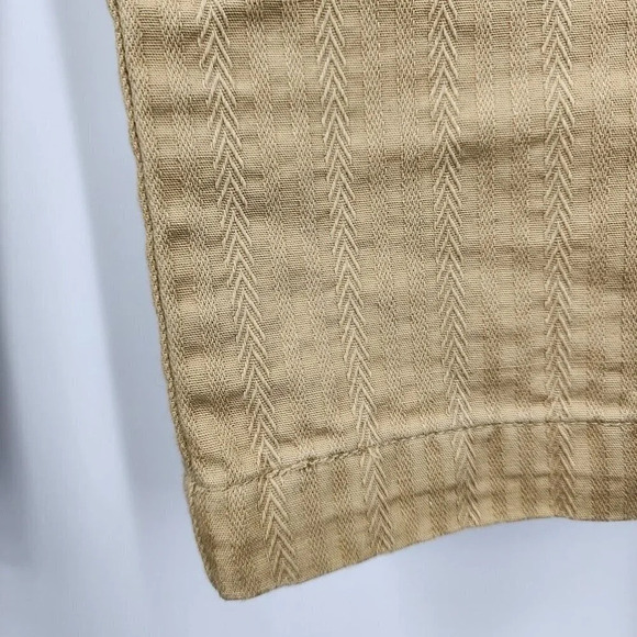 The Territory Ahead Women's Vintage Cotton Striped Tan Pants Size 14 - Picture 4 of 9